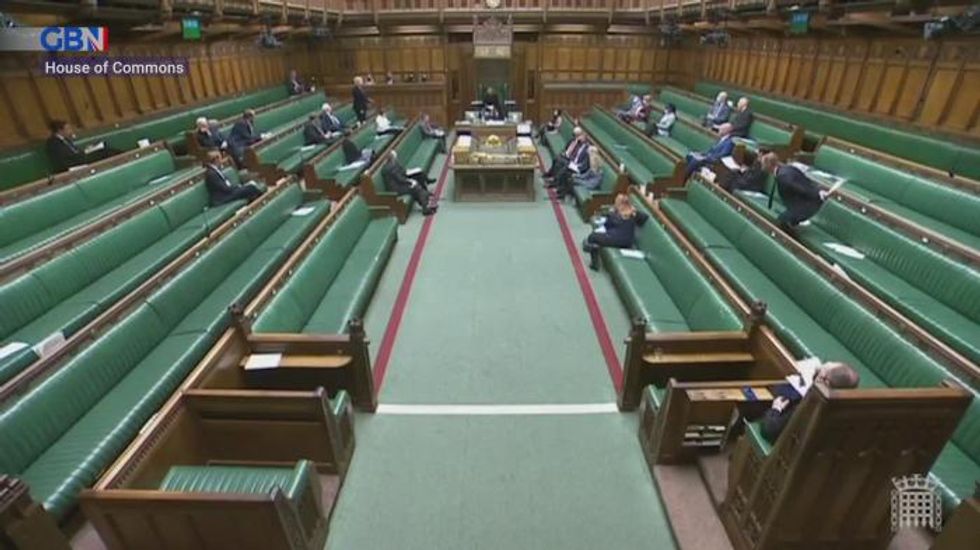 Arrest made following erection of gallows outside Houses of Parliament, MPs told