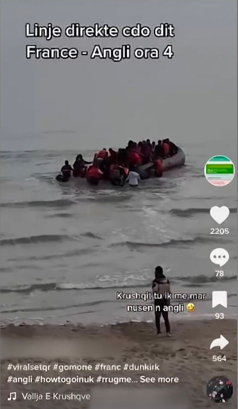 Gangs are boasting about getting people in to the UK