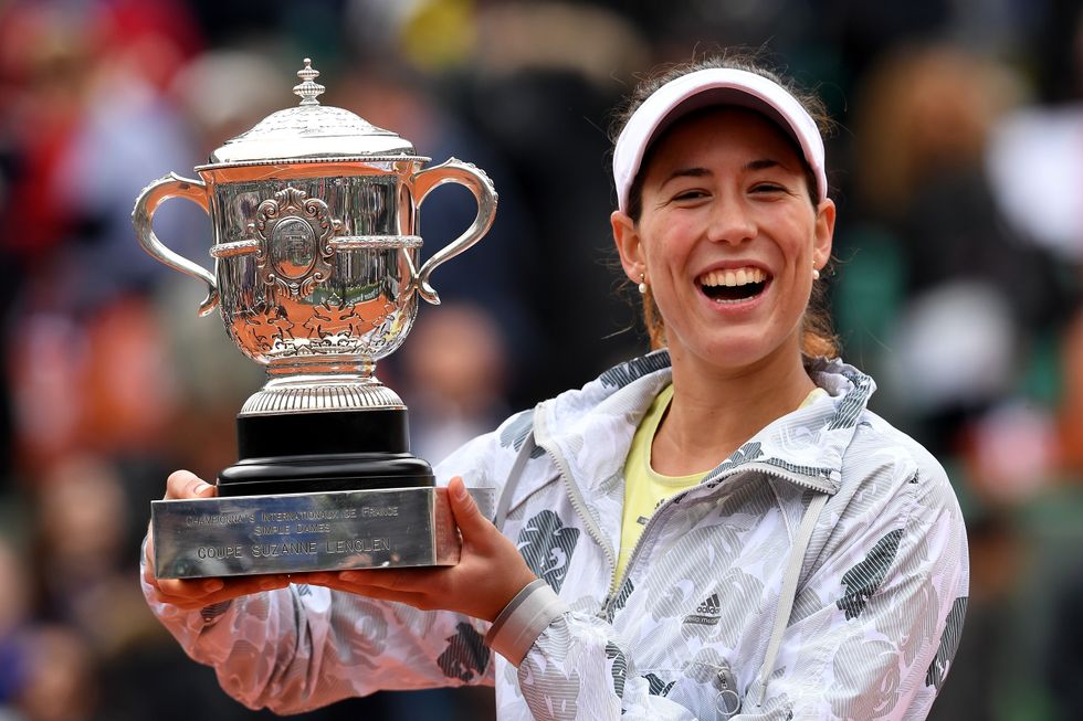 Garbine Muguruza also won the French Open in 2016