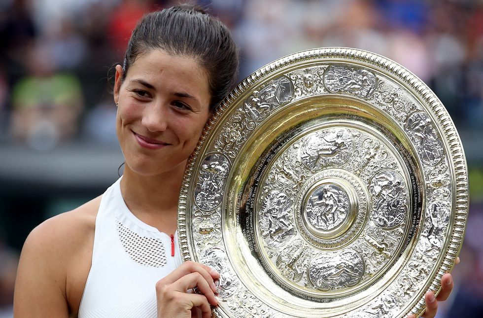 Garbine Muguruza beat Venus Williams in 2017 to win Wimbledon