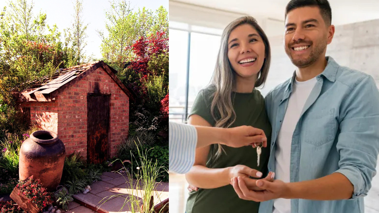Garden shed / couple buying home