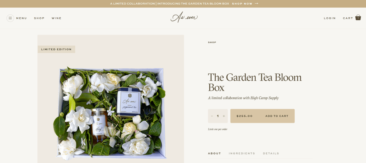 Garden Tea Bloom Box