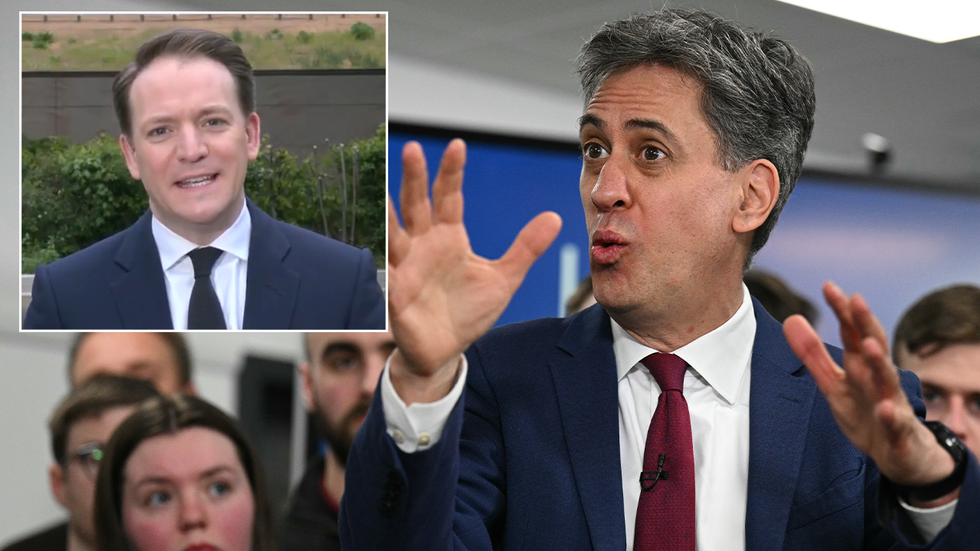 Gareth Davies and Ed Miliband
