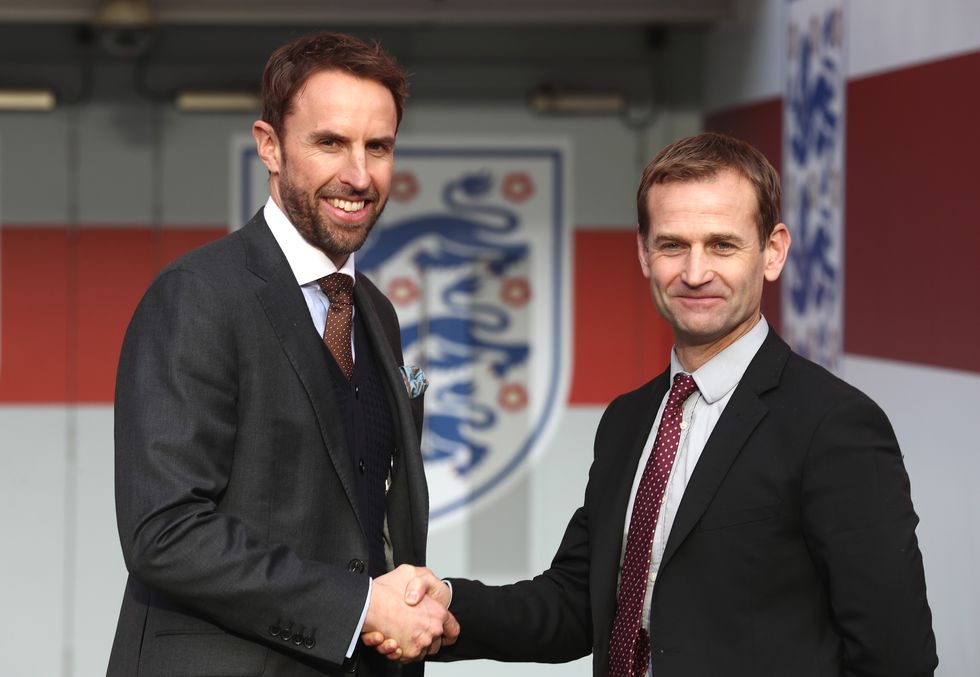 Gareth Southgate and Dan Ashworth