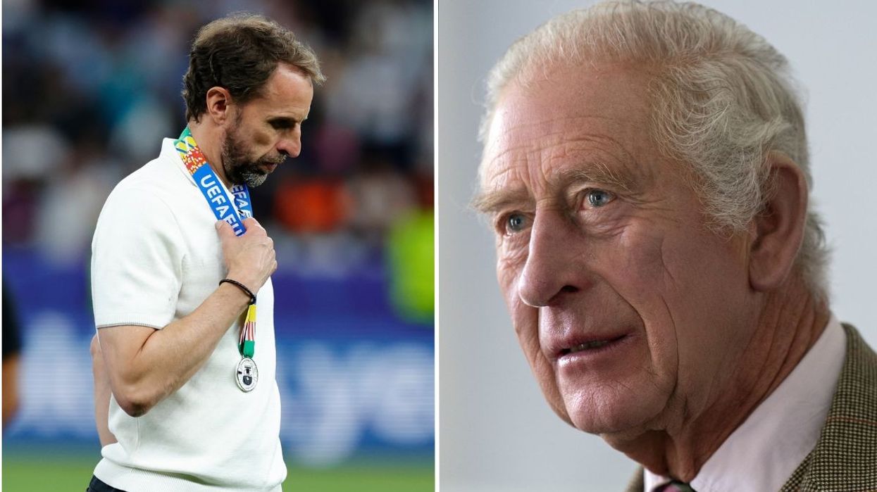 Gareth Southgate and King Charles