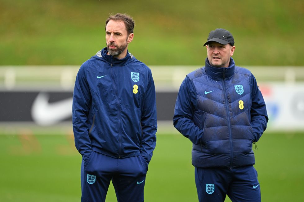 Gareth Southgate and Steve Holland