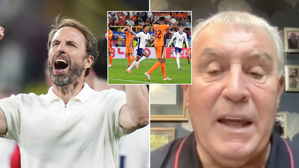 Gareth Southgate, Ollie Watkins and Peter Shilton
