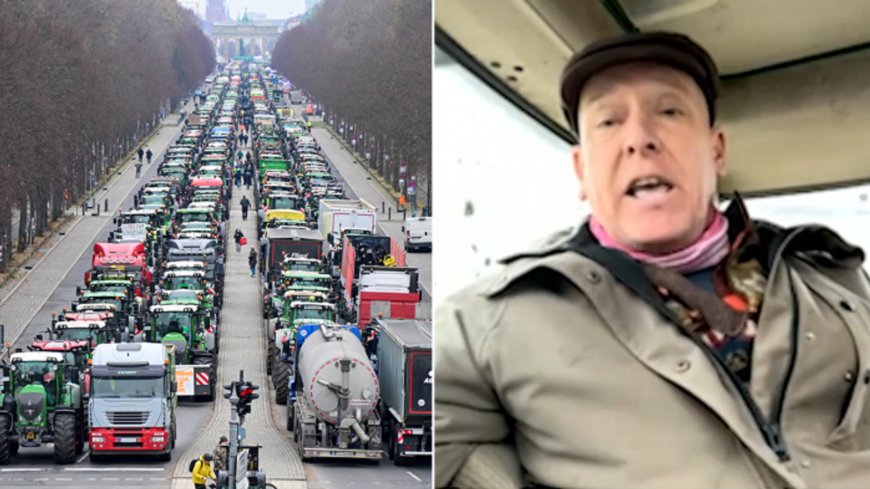 'Farmers don't protest unless there is a REAL reason!' Gareth Wyn Jones says Berlin blockade could come to Britain