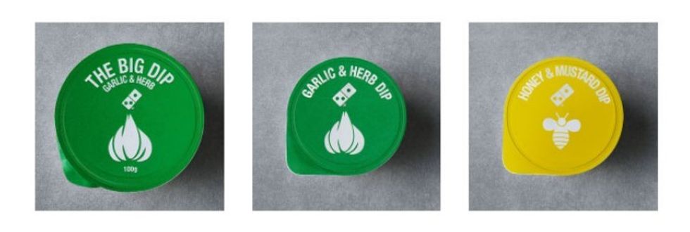 Garlic & Herb Dip (25g and 100g), Honey & Mustard Dip