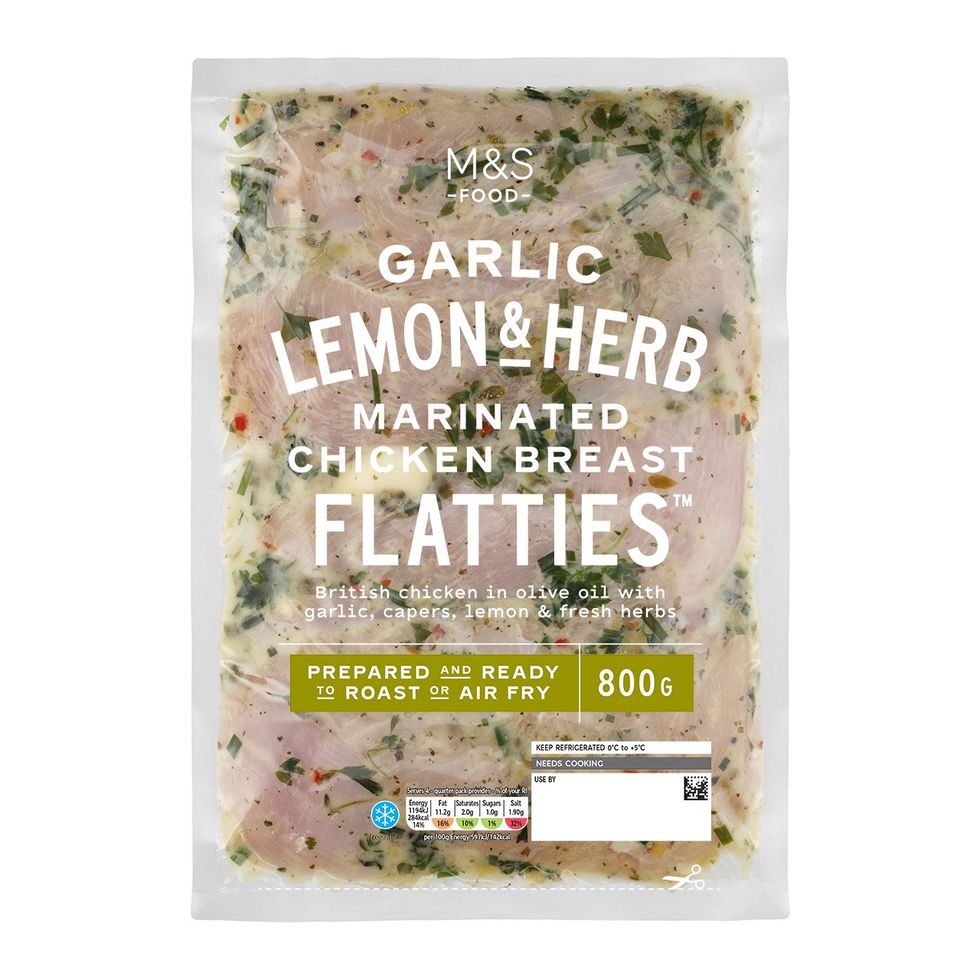 Garlic Lemon & Herb Marinated Chicken Breast Flatties