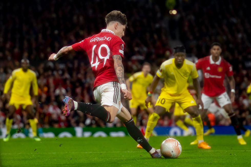 Garnacho debut vs Sheirff Tiraspol