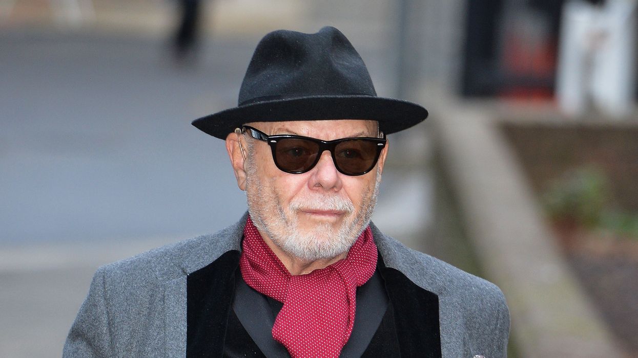 Gary Glitter walking