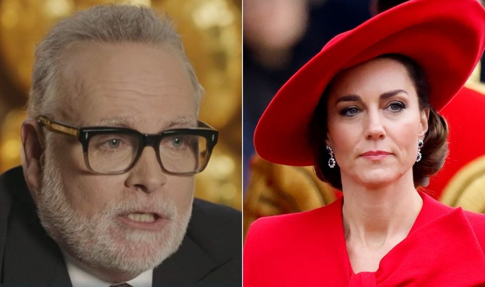 Gary Goldsmith and Kate Middleton