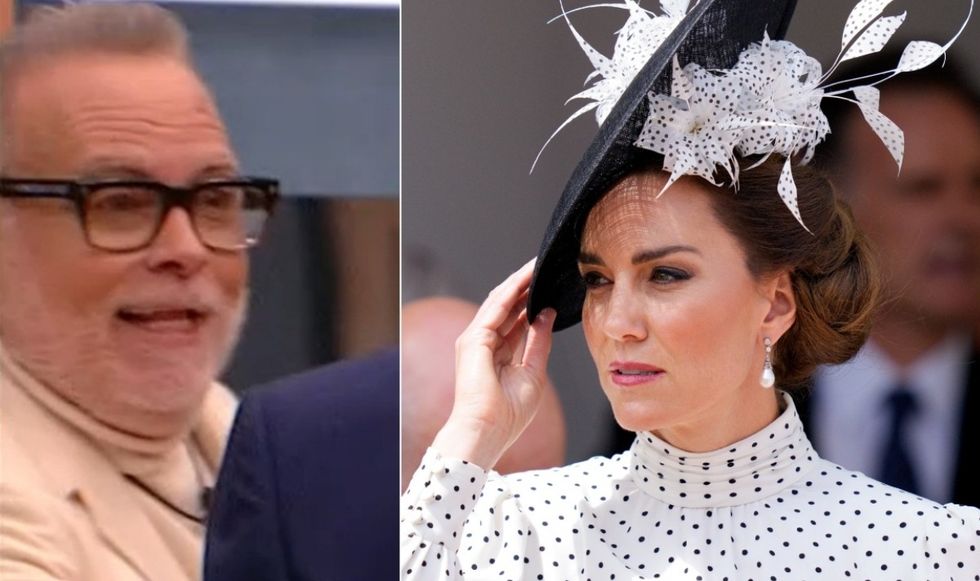 Gary Goldsmith and Kate Middleton