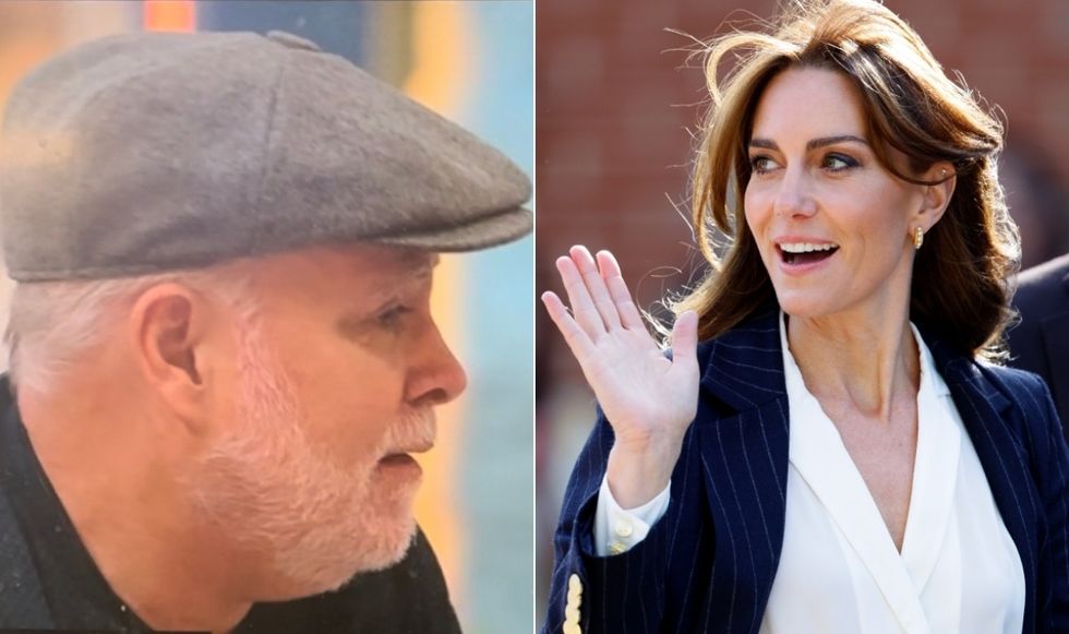 Gary Goldsmith and Kate Middleton