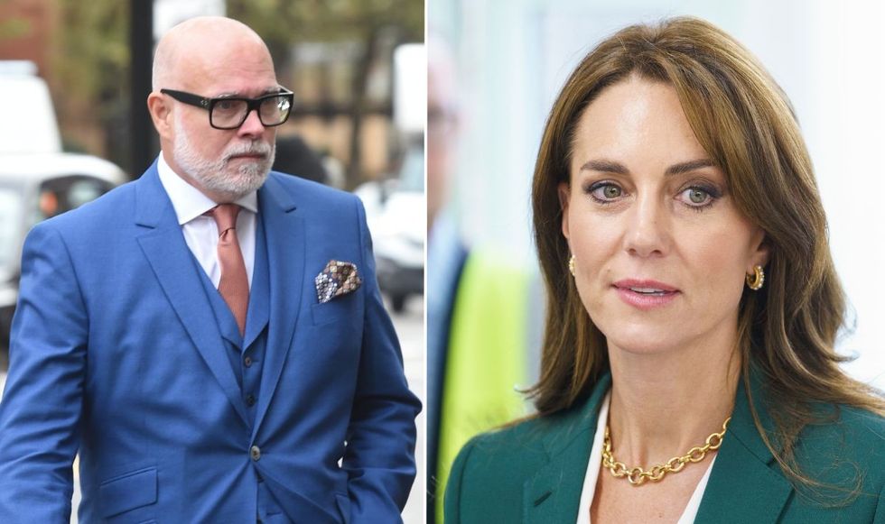 Gary Goldsmith and Kate Middleton