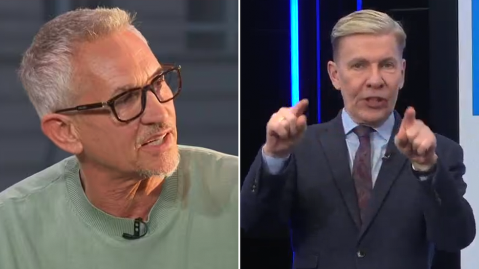 Gary Lineker and Andrew Pierce