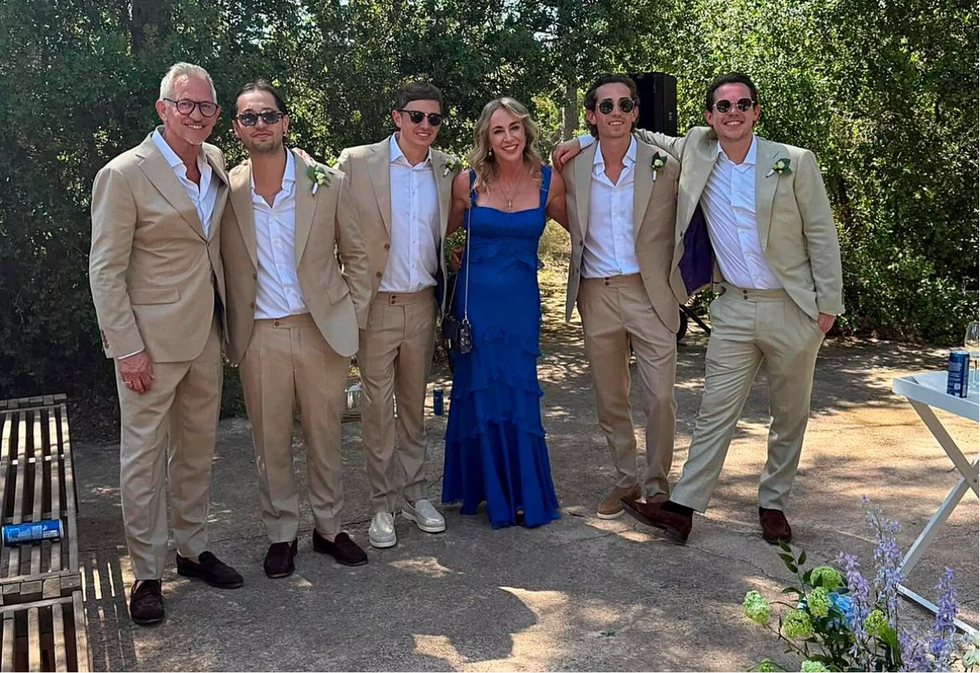 Gary Lineker and family