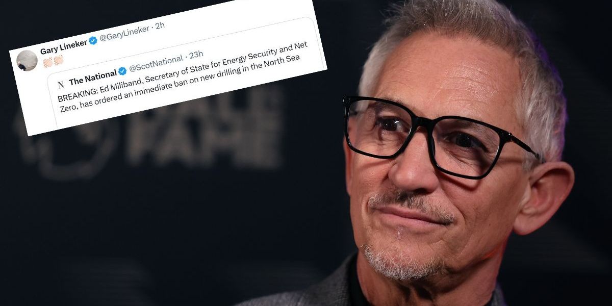 NextImg:SNAP POLL: Should Gary Lineker wade into the North Sea drill ban debate? VOTE NOW