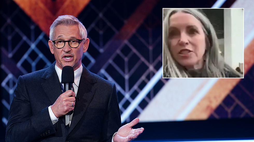 Gary Lineker and Jean Hatchet