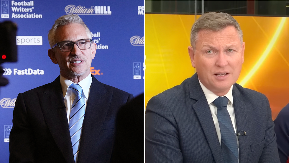 Gary Lineker and Stephen Dixon