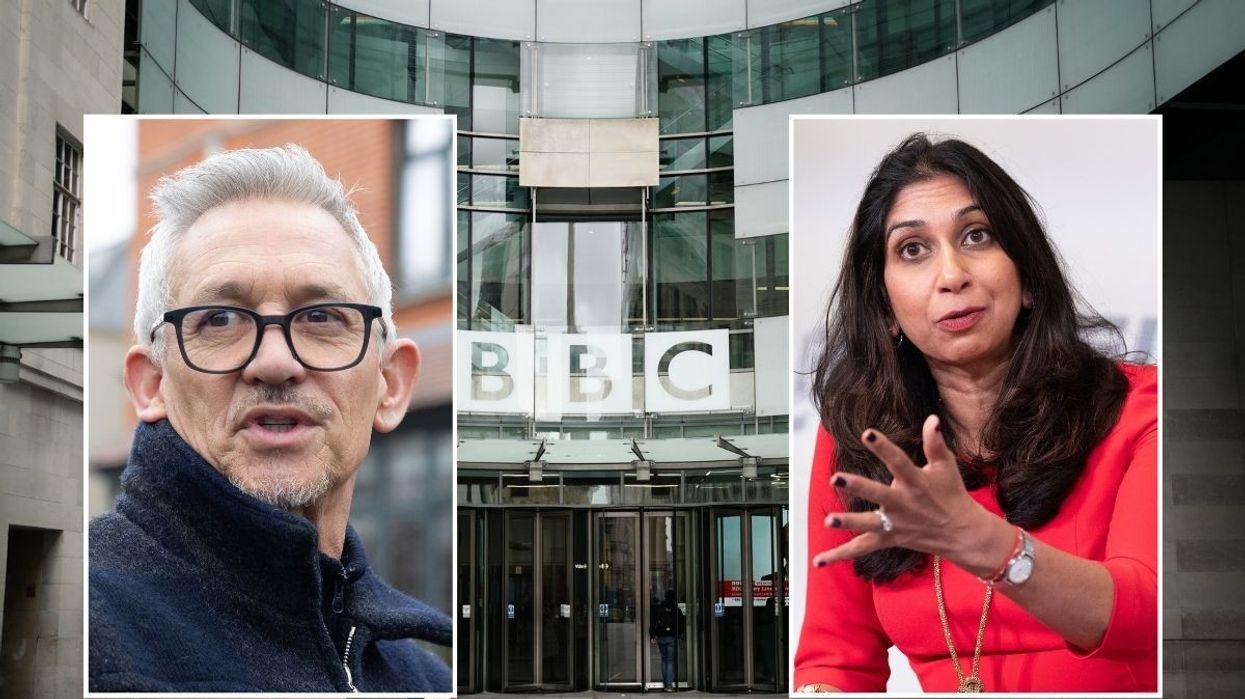 Gary Lineker and Suella Braverman