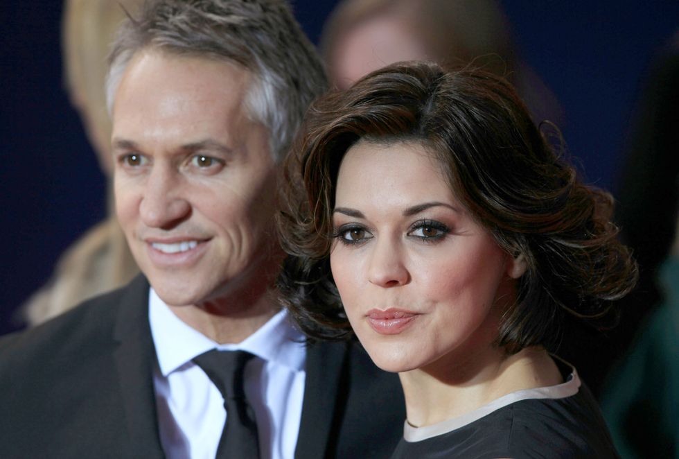 Gary Lineker and wife Danielle arrive at the 2011 Laurence Olivier Awards at the Theatre Royal in London.
