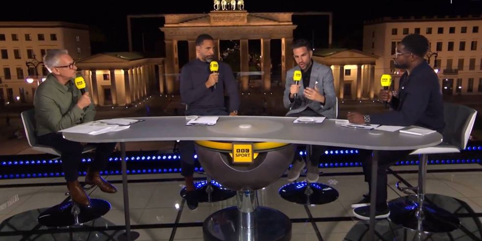 Gary Lineker changed into a different top after the match