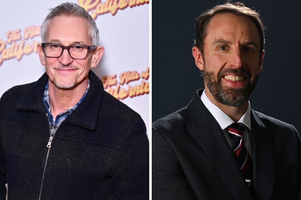 Gary Lineker Gareth Southgate
