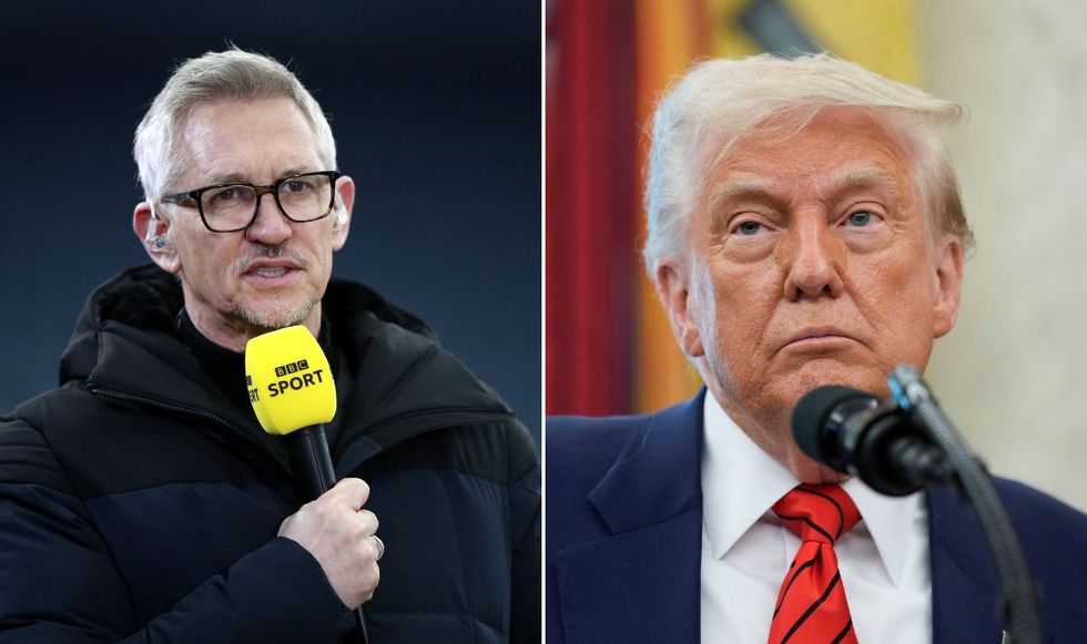 Gary Lineker has been critical of Donald Trump in the past
