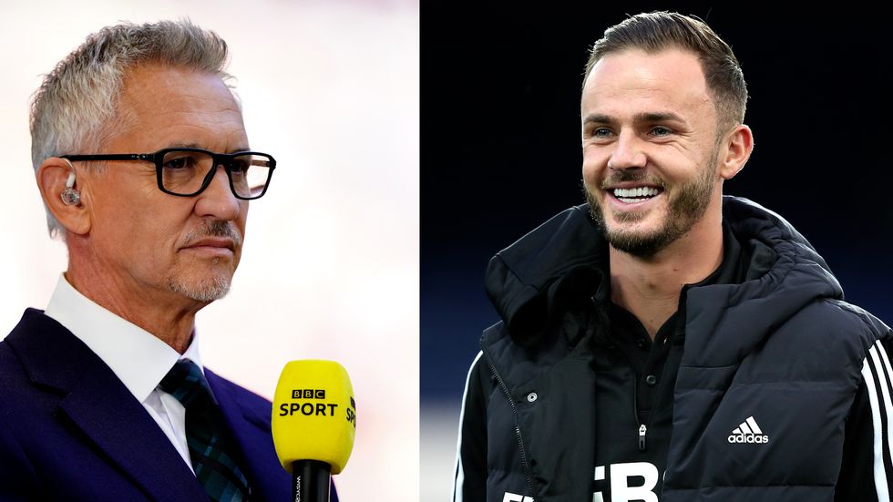 Gary Lineker is an admirer of James Maddison's ability.