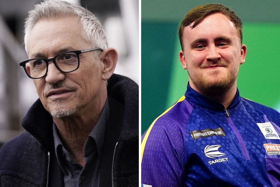 Gary Lineker Luke Littler