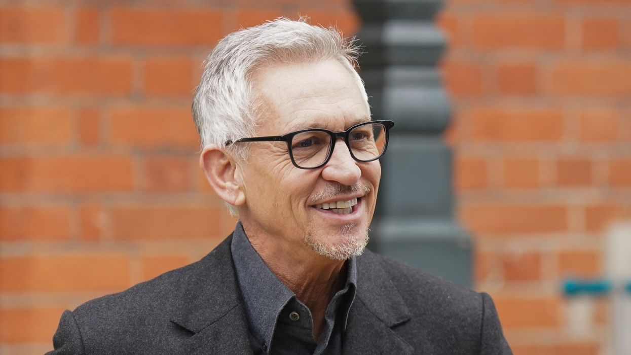 Gary Lineker smiling