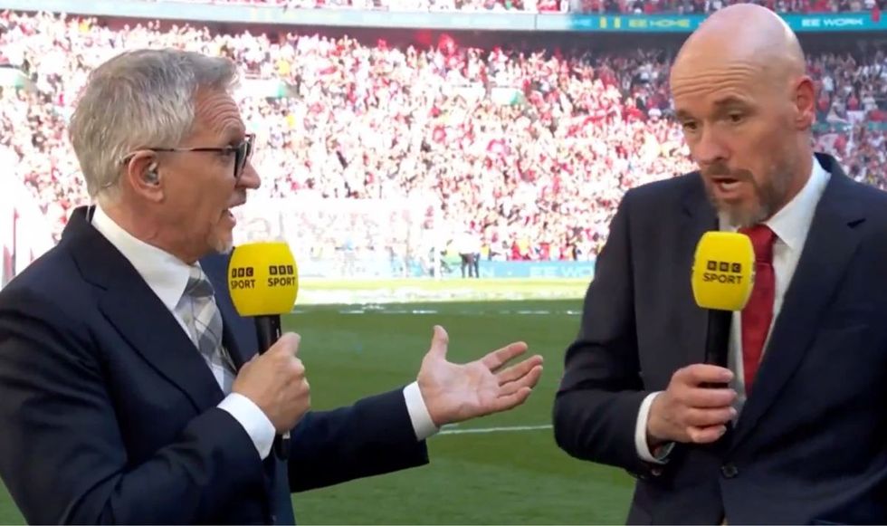 Gary Lineker was criticised for his line of questioning