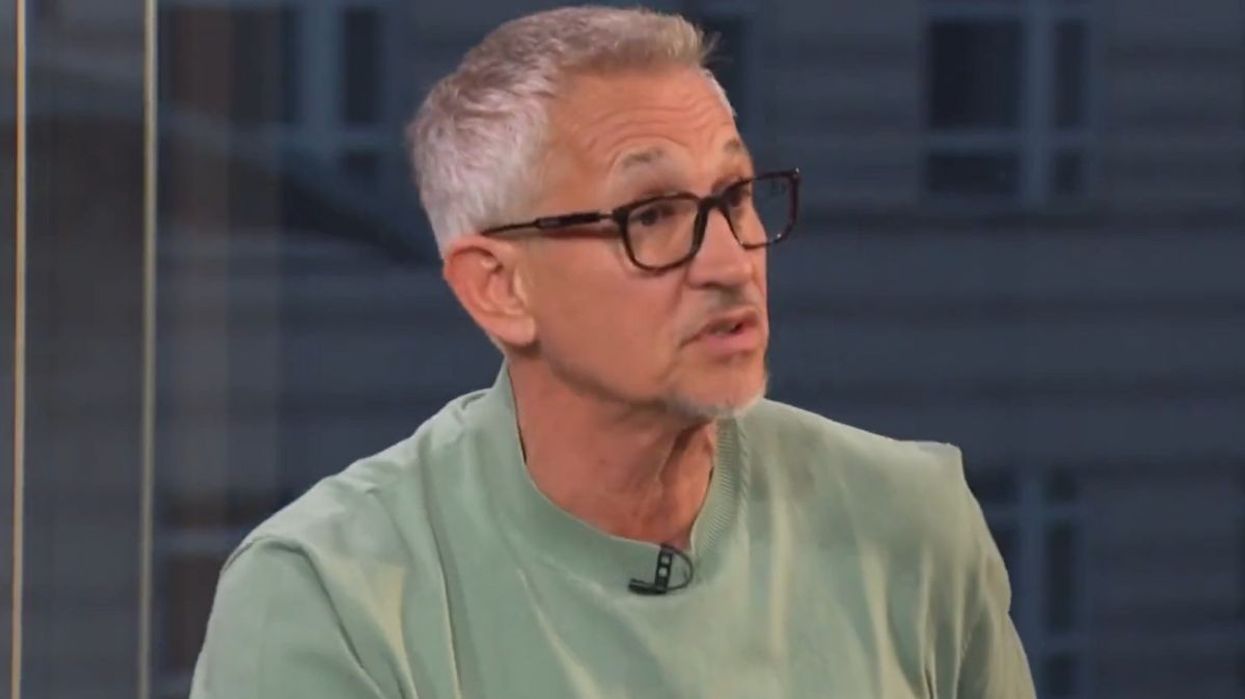 Gary Lineker was wearing his own range of NEXT menswear on TV