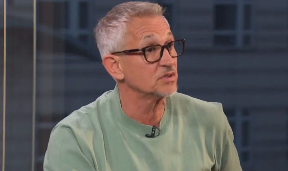 Gary Lineker was wearing his own range of NEXT menswear on TV