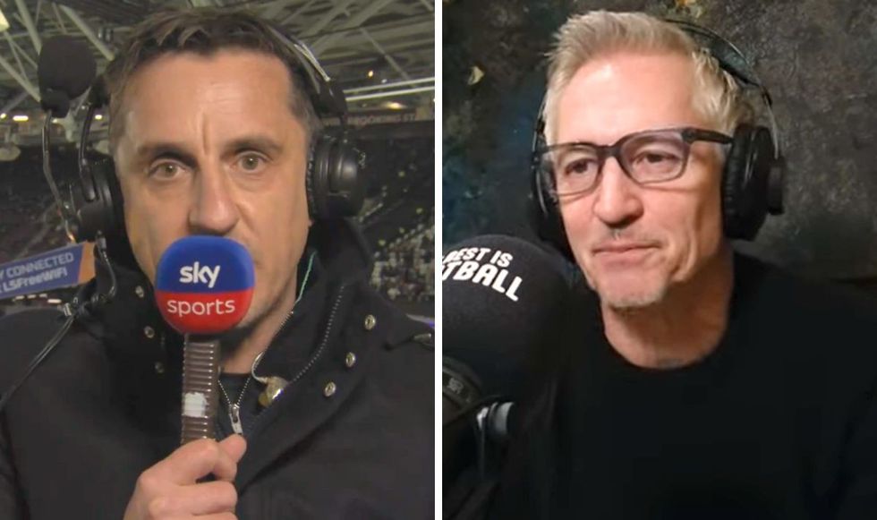 Gary Neville and Gary Lineker
