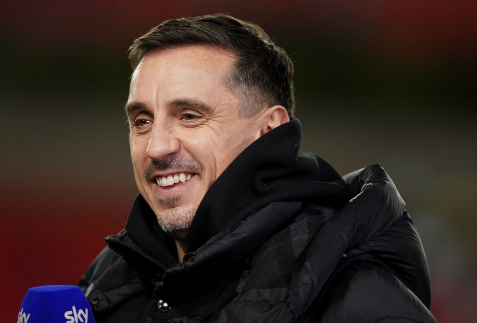 Gary Neville is a football expert for Sky Sports