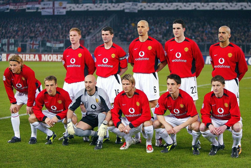 Gary Neville Roy Keane