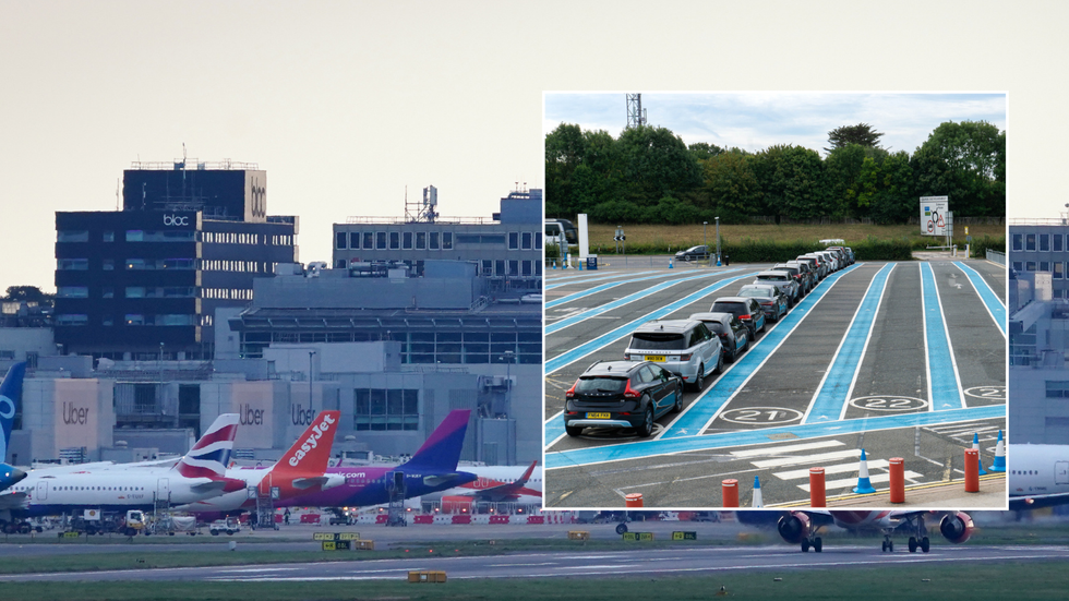 Gatwick Airport and drop off area