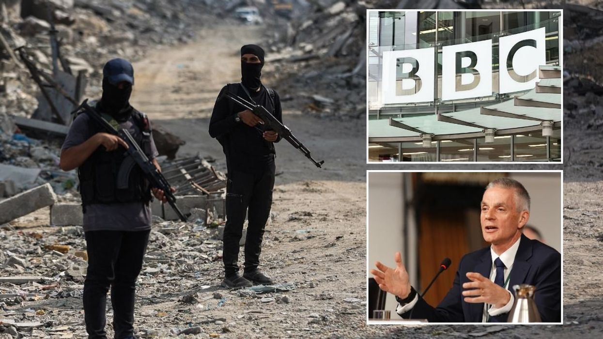 Gaza, BBC building, Tim Davie
