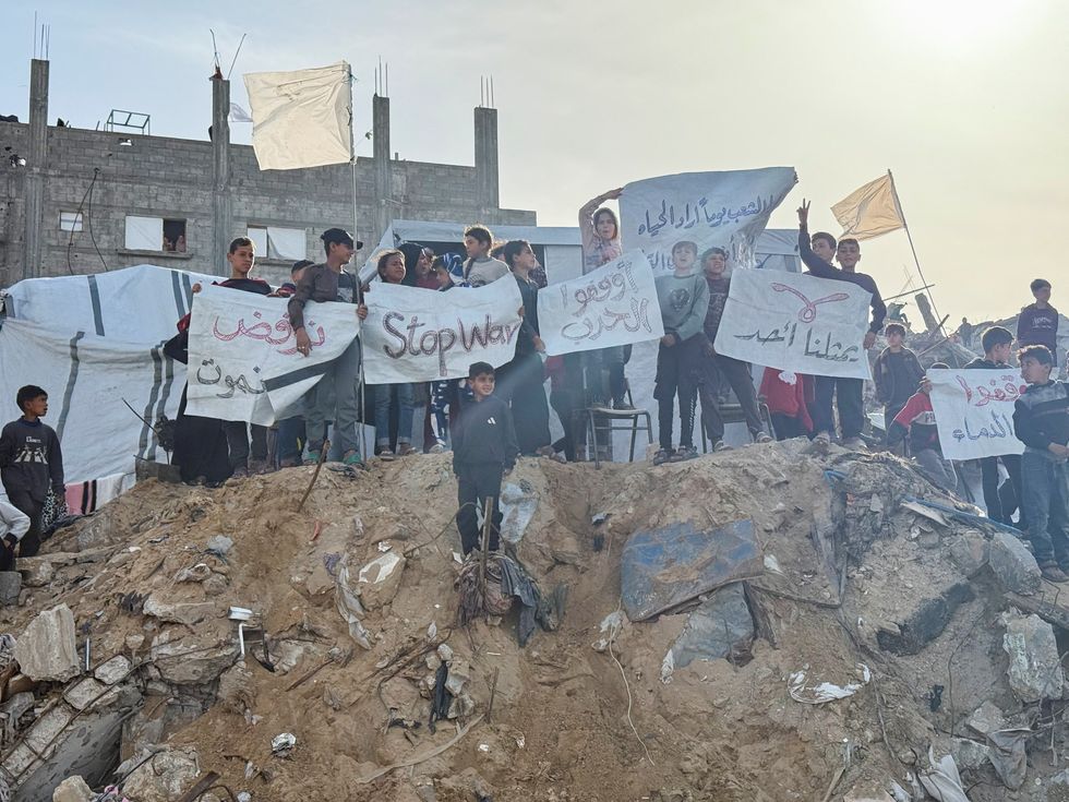 Gaza protests anti-Hamas