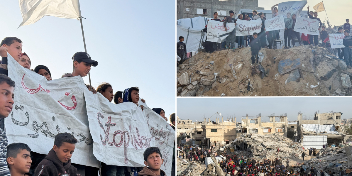 NextImg:Rare 'Hamas out' protests take place in Gaza as Palestinians plead for end to war with Israel