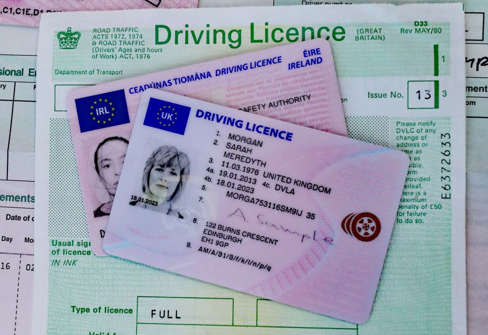 GB driving licence
