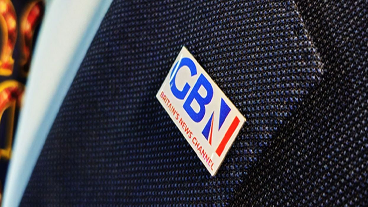 GB New pin badge