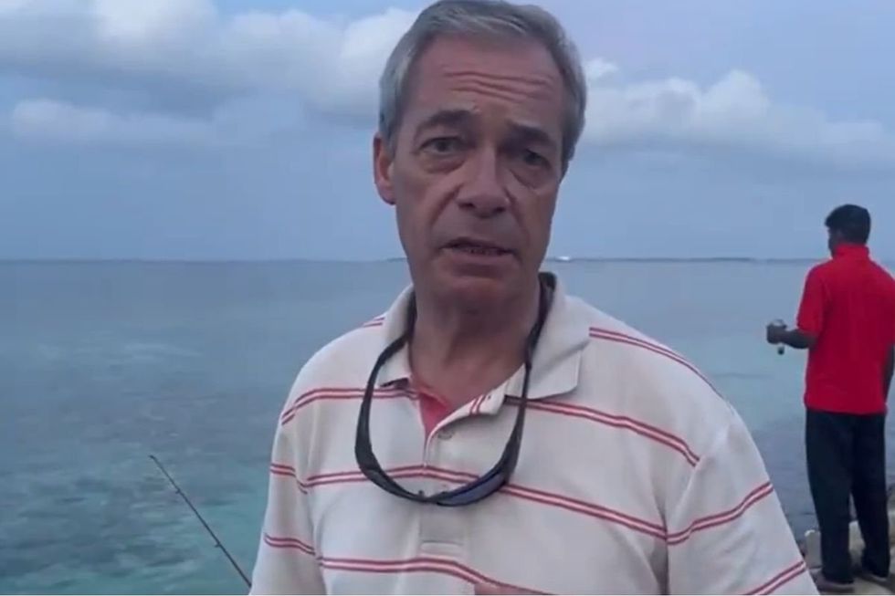 GB News also understands the Foreign Office was unaware of Mr Farage's intended visit before he travelled to the Maldives