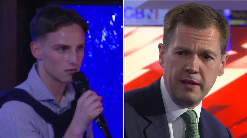 GB News audience member and Robert Jenrick