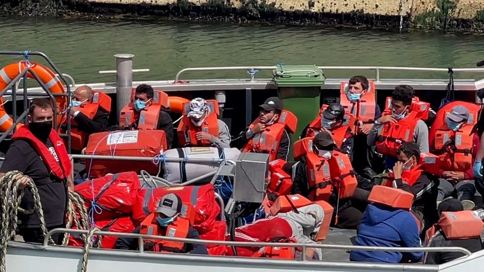 GB News can reveal that a total of 1,616 people have now crossed the English Channel in small boats so far this week.