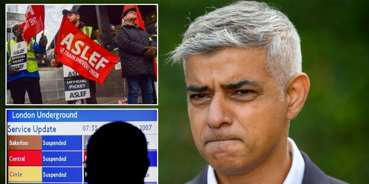 NextImg:Sadiq Khan risks NEW tube strikes as rival union rages at London Mayor's bumper pay deal