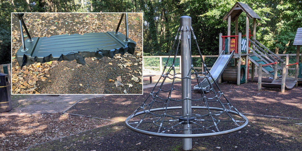 NextImg:Leafy village council issues urgent warning after children's playground used to 'train fighting dogs' - 'Do not approach!'